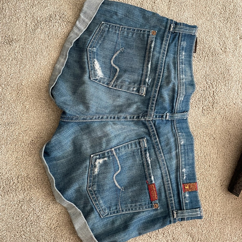 7 for all mankind Jean shorts